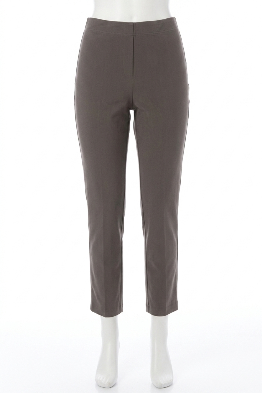 NEW SYMPLI narrow pant midi in coffee